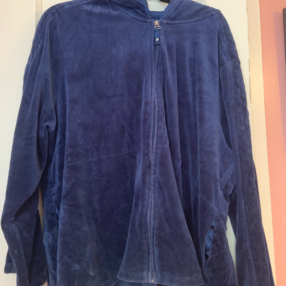 New York Laundry Navy Zip-Up Jacket